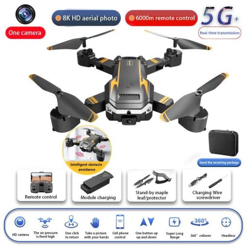 8k Professional Drones with HD Camera Obstacle Avoidance Aerial Photography Foldable Quadcopter Rc Helicopter Dron Toys - صورة 8k Professional Drones with HD Camera Obstacle Avoidance Aerial Photography Foldable Quadcopter Rc Helicopter Dron Toys - صورة 9