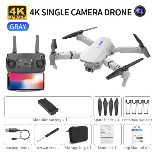 8k Professional Drones with HD Camera Obstacle Avoidance Aerial Photography Foldable Quadcopter Rc Helicopter Dron Toys - صورة 8k Professional Drones with HD Camera Obstacle Avoidance Aerial Photography Foldable Quadcopter Rc Helicopter Dron Toys - صورة 3