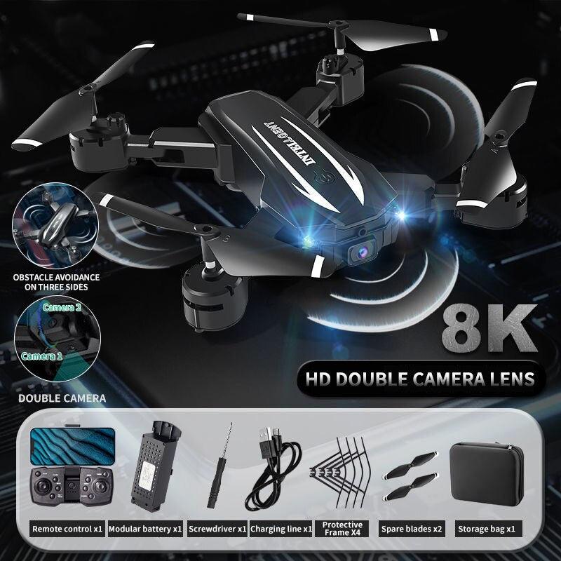 New Quadcopter Drone 8K Profesional Drones With 4k HD Obstacle Avoidance Aerial Photography RC Helicopter Airplane Foldable Dron 16 New Quadcopter Drone 8K Profesional Drones With 4k HD Obstacle Avoidance Aerial Photography RC Helicopter Airplane Foldable Dron - Image 16