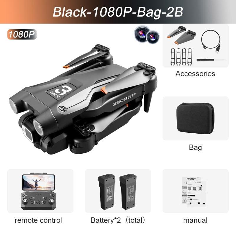 QJ New MINI4 Drone - Dual Camera 2.4GHz WIFI FPV Obstacle Avoidance Fixed Height Four Axis Folding Remote Control Helicopter Toy 8 QJ New MINI4 Drone - Dual Camera 2.4GHz WIFI FPV Obstacle Avoidance Fixed Height Four Axis Folding Remote Control Helicopter Toy - Image 8