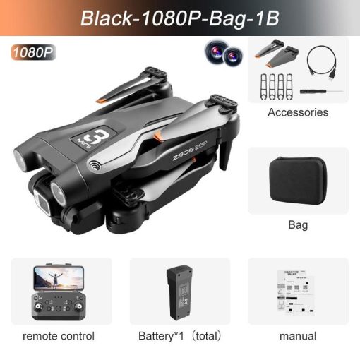 QJ New MINI4 Drone - Dual Camera 2.4GHz WIFI FPV Obstacle Avoidance Fixed Height Four Axis Folding Remote Control Helicopter Toy 7 QJ New MINI4 Drone - Dual Camera 2.4GHz WIFI FPV Obstacle Avoidance Fixed Height Four Axis Folding Remote Control Helicopter Toy - صورة QJ New MINI4 Drone - Dual Camera 2.4GHz WIFI FPV Obstacle Avoidance Fixed Height Four Axis Folding Remote Control Helicopter Toy - صورة 7