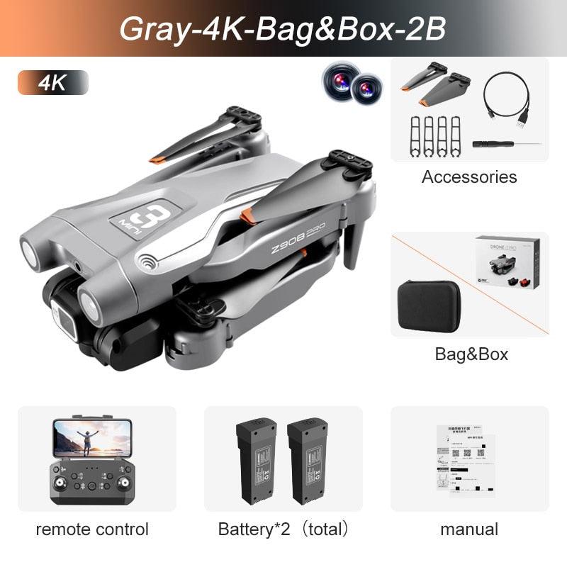 QJ New MINI4 Drone - Dual Camera 2.4GHz WIFI FPV Obstacle Avoidance Fixed Height Four Axis Folding Remote Control Helicopter Toy 3 QJ New MINI4 Drone - Dual Camera 2.4GHz WIFI FPV Obstacle Avoidance Fixed Height Four Axis Folding Remote Control Helicopter Toy - Image 3