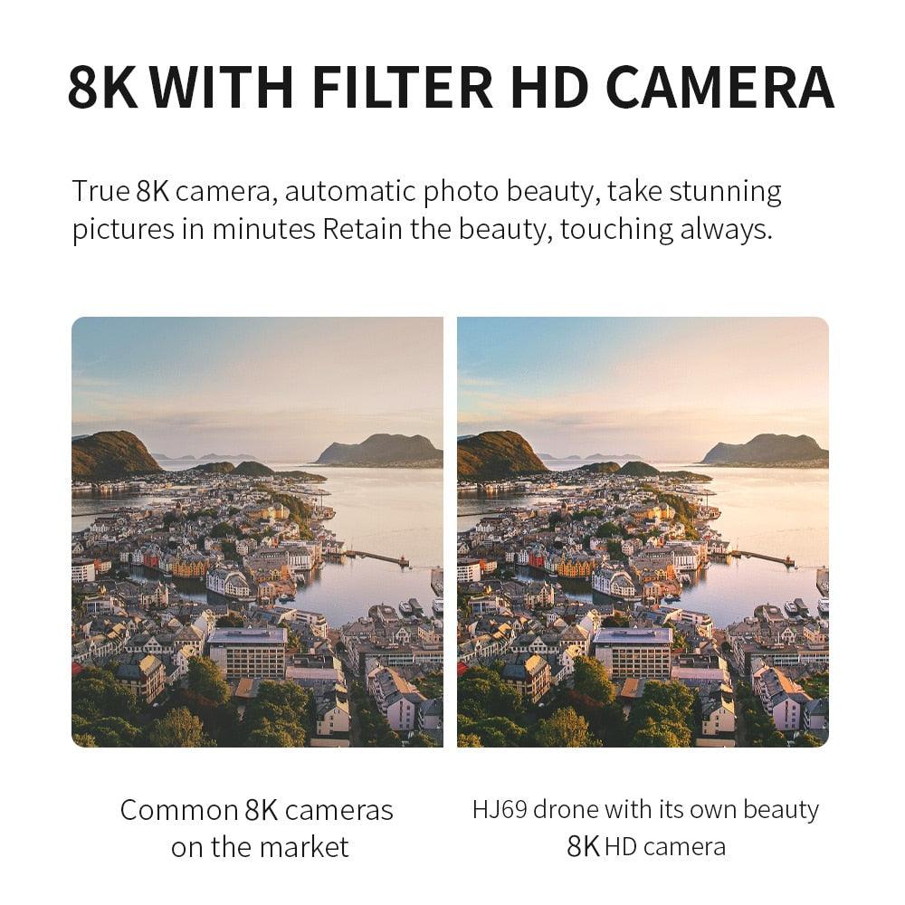 HJ69 Max Drone - 8K Hd Dual Camera 2KM 5G Wifi Fpv Intelligent Obstacle Professional Dron Remote Control Quadcopter Helicopters Toys 13 HJ69 Max Drone - 8K Hd Dual Camera 2KM 5G Wifi Fpv Intelligent Obstacle Professional Dron Remote Control Quadcopter Helicopters Toys - Image 13