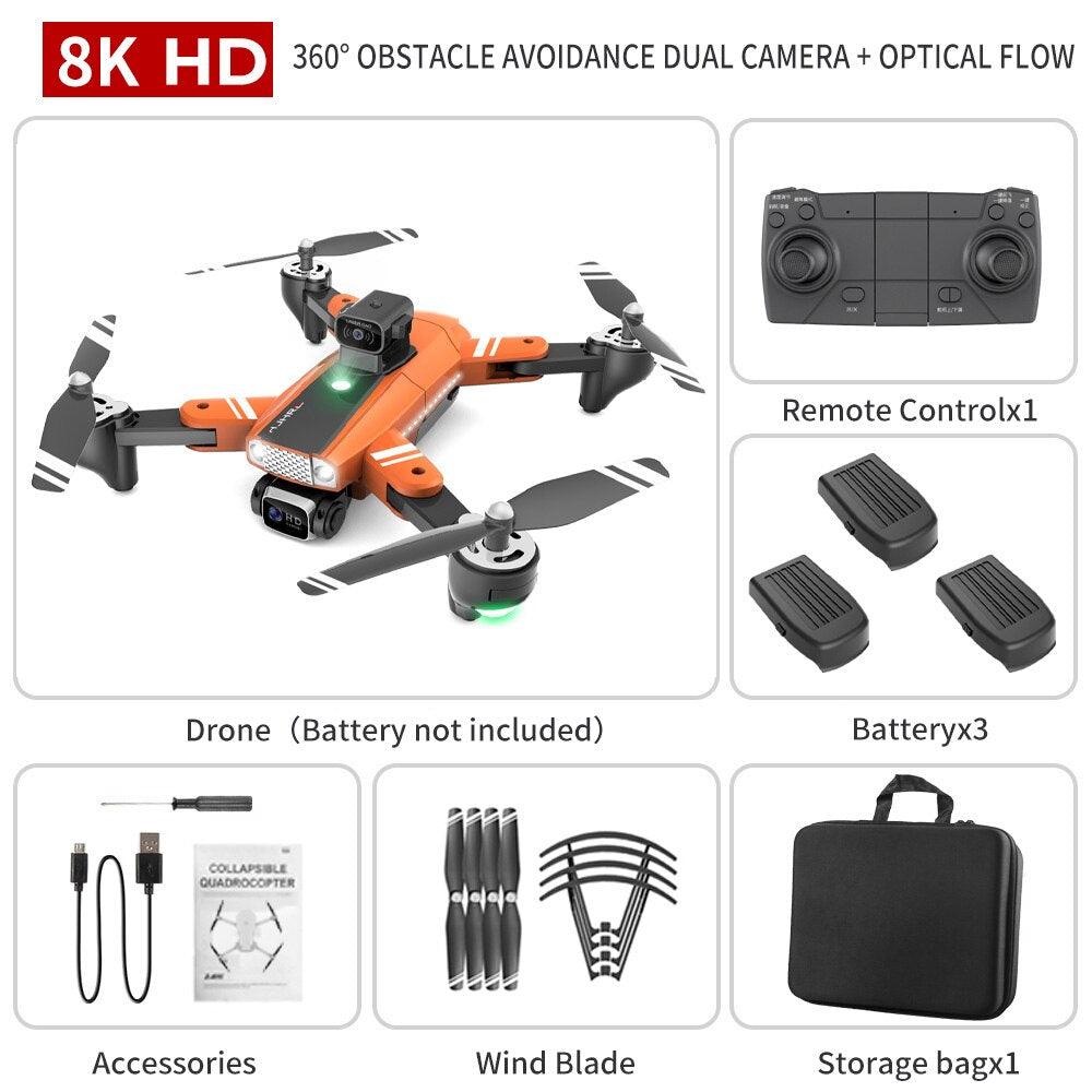 HJ69 Max Drone - 8K Hd Dual Camera 2KM 5G Wifi Fpv Intelligent Obstacle Professional Dron Remote Control Quadcopter Helicopters Toys 8 HJ69 Max Drone - 8K Hd Dual Camera 2KM 5G Wifi Fpv Intelligent Obstacle Professional Dron Remote Control Quadcopter Helicopters Toys - Image 8