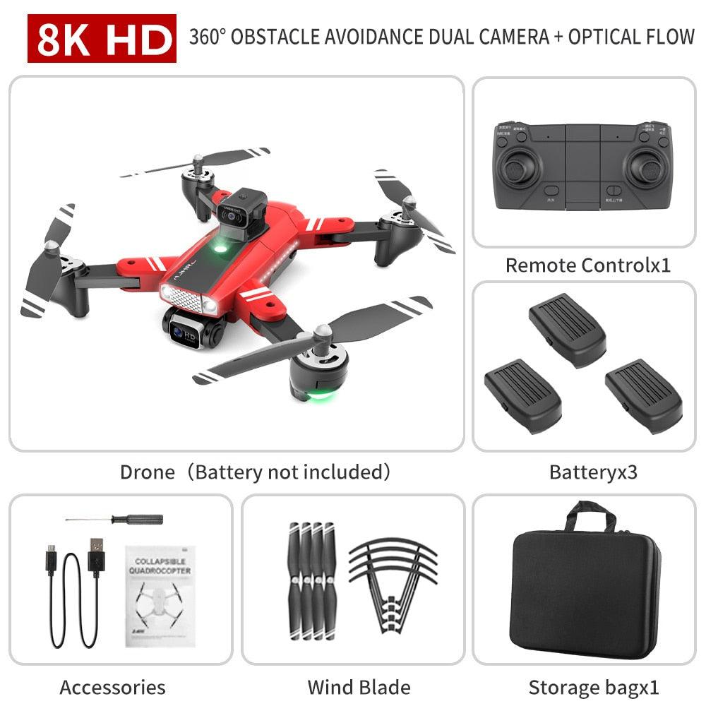 HJ69 Max Drone - 8K Hd Dual Camera 2KM 5G Wifi Fpv Intelligent Obstacle Professional Dron Remote Control Quadcopter Helicopters Toys 4 HJ69 Max Drone - 8K Hd Dual Camera 2KM 5G Wifi Fpv Intelligent Obstacle Professional Dron Remote Control Quadcopter Helicopters Toys - Image 4