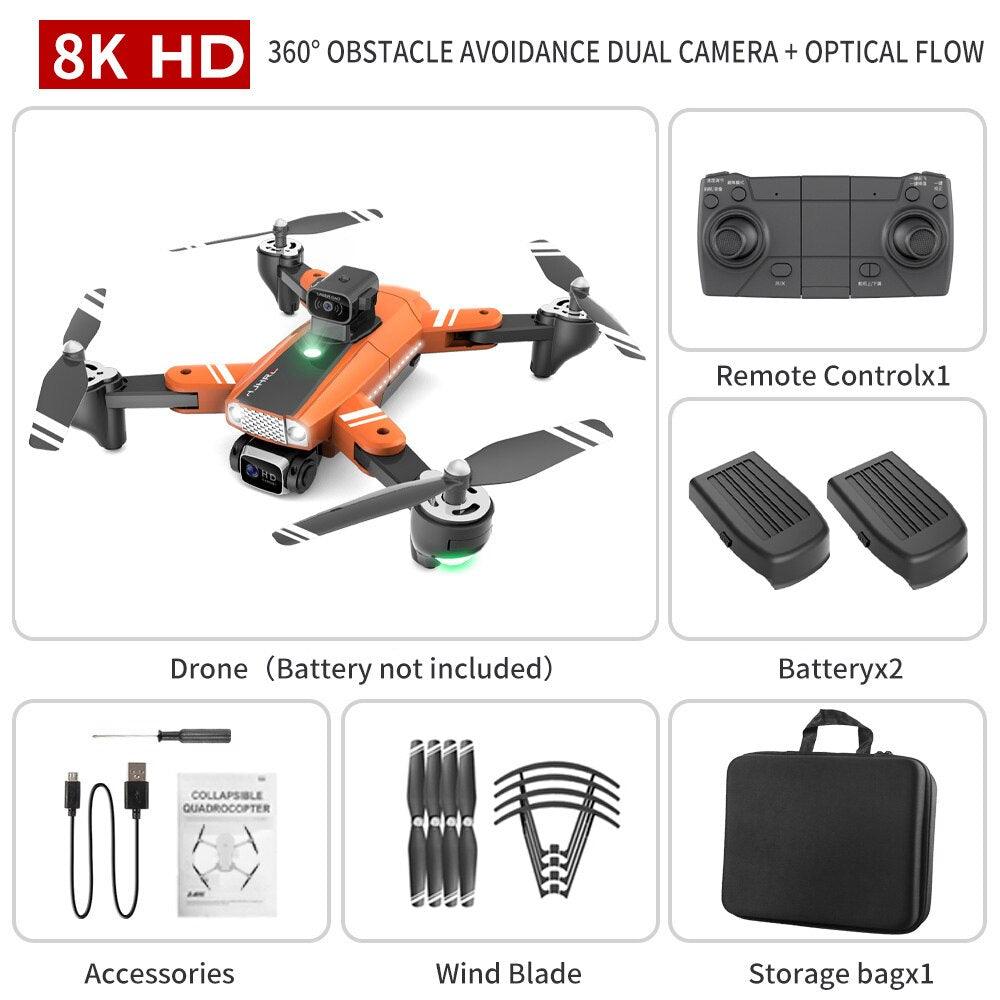 HJ69 Max Drone - 8K Hd Dual Camera 2KM 5G Wifi Fpv Intelligent Obstacle Professional Dron Remote Control Quadcopter Helicopters Toys 3 HJ69 Max Drone - 8K Hd Dual Camera 2KM 5G Wifi Fpv Intelligent Obstacle Professional Dron Remote Control Quadcopter Helicopters Toys - Image 3