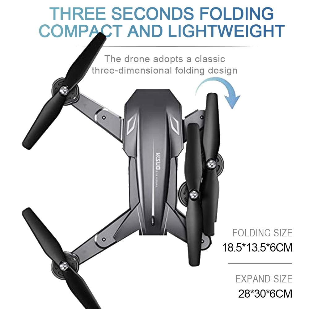 Visuo XS816 RC Drone - 50 Times Zoom 4K Dual Camera WiFi FPV Optical Flow Quadcopter Foldable Dron 11 Visuo XS816 RC Drone - 50 Times Zoom 4K Dual Camera WiFi FPV Optical Flow Quadcopter Foldable Dron — изображение 11