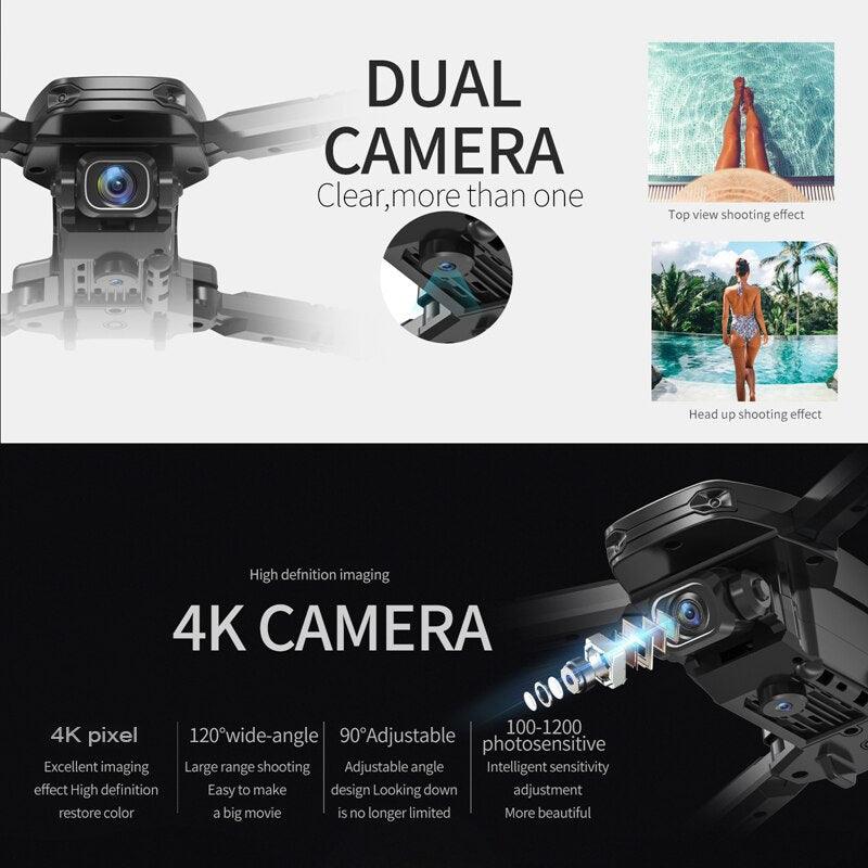 S171 Pro Drone - 2.4G Mini Drone With Camera 4k HD Dual Camera Pro Fpv Altitude Hold Wifi Foldable Quadcopter Flight RC Helicopter Toy Xmas Gift - صورة S171 Pro Drone - 2.4G Mini Drone With Camera 4k HD Dual Camera Pro Fpv Altitude Hold Wifi Foldable Quadcopter Flight RC Helicopter Toy Xmas Gift - صورة 14