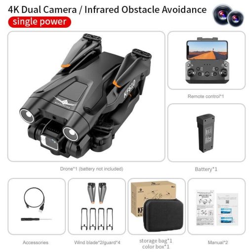 KF610 Drone - 4K Obstacle Avoidance Drone Dual-Camera Folding Quadcopter Toy Gift Gifts - Image 4