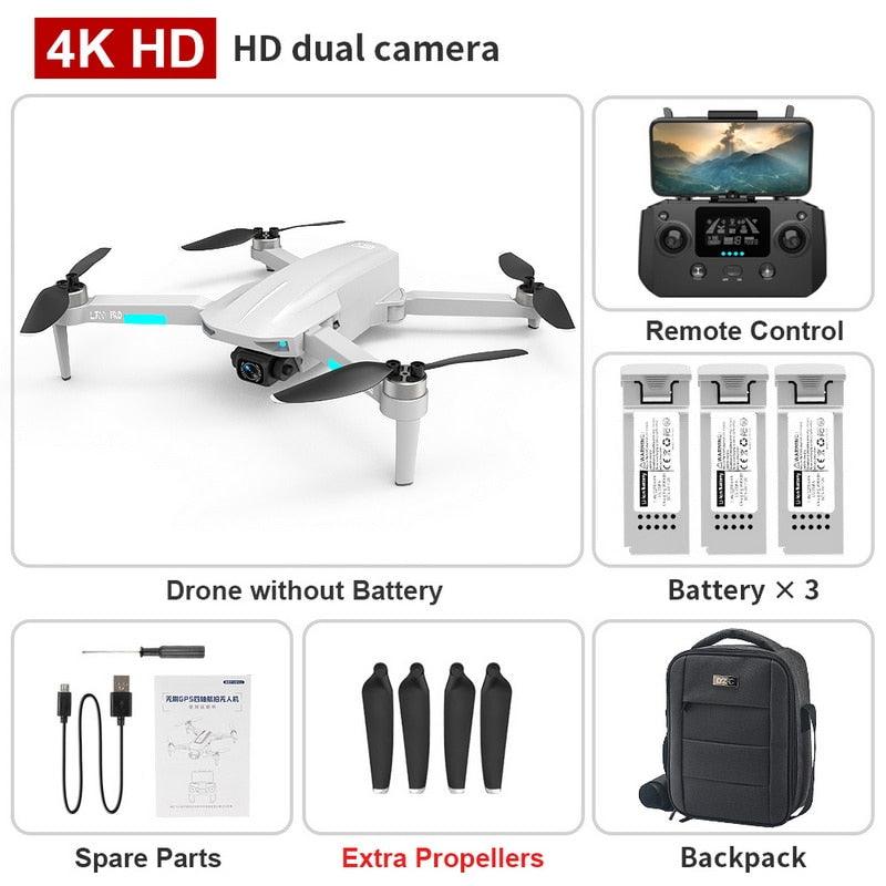 L700 PRO Drone - GPS FPV 1.2Km Drone 4K Professional Dual HD Camera Aerial Photography Brushless Motor Foldable Quadcopter Toys 13 L700 PRO Drone - GPS FPV 1.2Km Drone 4K Professional Dual HD Camera Aerial Photography Brushless Motor Foldable Quadcopter Toys - الصورة 13