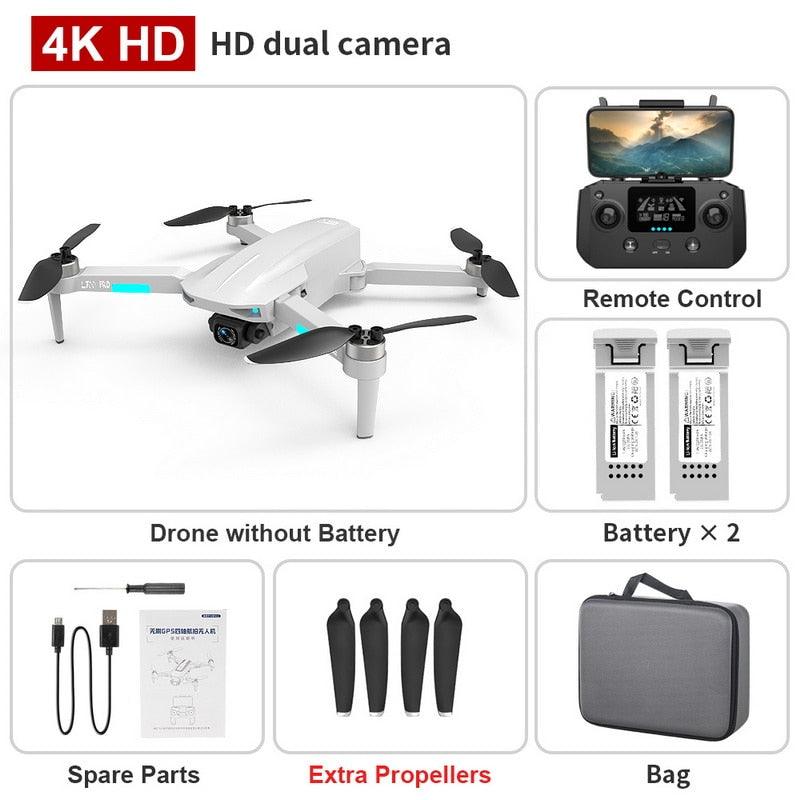 L700 PRO Drone - GPS FPV 1.2Km Drone 4K Professional Dual HD Camera Aerial Photography Brushless Motor Foldable Quadcopter Toys 10 L700 PRO Drone - GPS FPV 1.2Km Drone 4K Professional Dual HD Camera Aerial Photography Brushless Motor Foldable Quadcopter Toys - الصورة 10