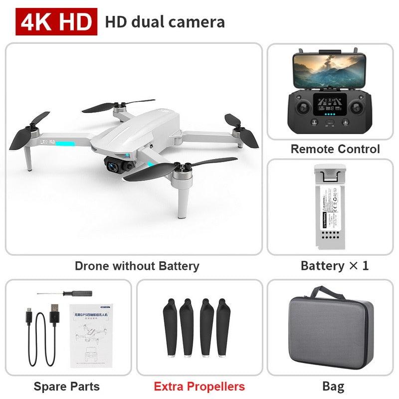 L700 PRO Drone - GPS FPV 1.2Km Drone 4K Professional Dual HD Camera Aerial Photography Brushless Motor Foldable Quadcopter Toys 7 L700 PRO Drone - GPS FPV 1.2Km Drone 4K Professional Dual HD Camera Aerial Photography Brushless Motor Foldable Quadcopter Toys - الصورة 7