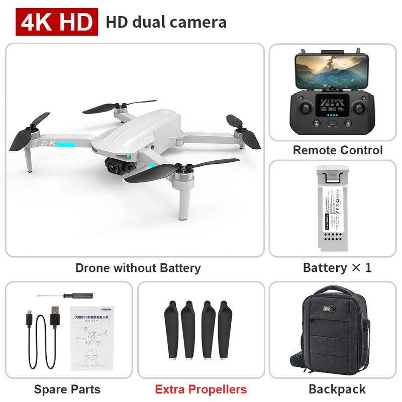 L700 PRO Drone - GPS FPV 1.2Km Drone 4K Professional Dual HD Camera Aerial Photography Brushless Motor Foldable Quadcopter Toys 4 L700 PRO Drone - GPS FPV 1.2Km Drone 4K Professional Dual HD Camera Aerial Photography Brushless Motor Foldable Quadcopter Toys - الصورة 4
