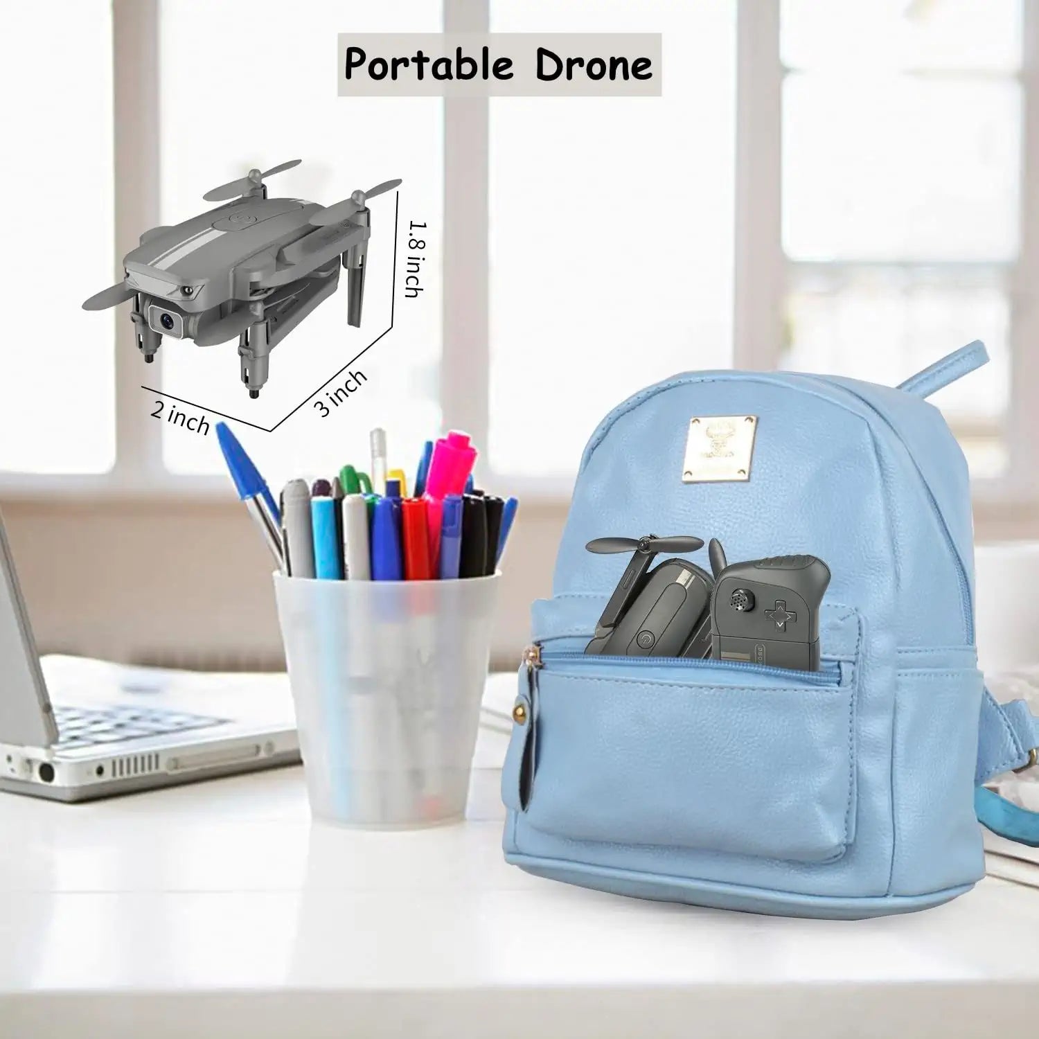 Zuhafa S17 Mini Drone - for Adults/Kids,720P HD FPV Camera,Altitude Hold, Headless Mode, One Key Start/Landing, Speed Adjustment, 3D Flips 2 Batteries, Remote Control Toys Gifts for Kids or Beginners 3 Zuhafa S17 Mini Drone - for Adults/Kids,720P HD FPV Camera,Altitude Hold, Headless Mode, One Key Start/Landing, Speed Adjustment, 3D Flips 2 Batteries, Remote Control Toys Gifts for Kids or Beginners - صورة Zuhafa S17 Mini Drone - for Adults/Kids,720P HD FPV Camera,Altitude Hold, Headless Mode, One Key Start/Landing, Speed Adjustment, 3D Flips 2 Batteries, Remote Control Toys Gifts for Kids or Beginners - صورة 3