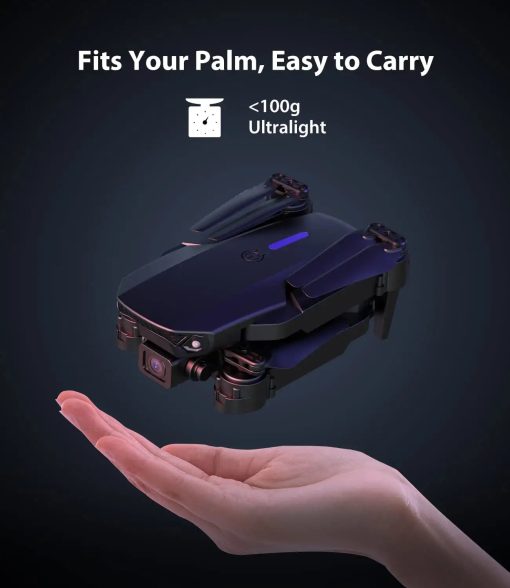 Hilldow D11 Drone - 1080P HD Mini Drone for Kids, FPV RC Quadcopter 30 Min Long Flight Time in 3 Batteries, 3D Flip, Outdoor Carrying Case, Gift for Girls/Boys/Teens - صورة Hilldow D11 Drone - 1080P HD Mini Drone for Kids, FPV RC Quadcopter 30 Min Long Flight Time in 3 Batteries, 3D Flip, Outdoor Carrying Case, Gift for Girls/Boys/Teens - صورة 7