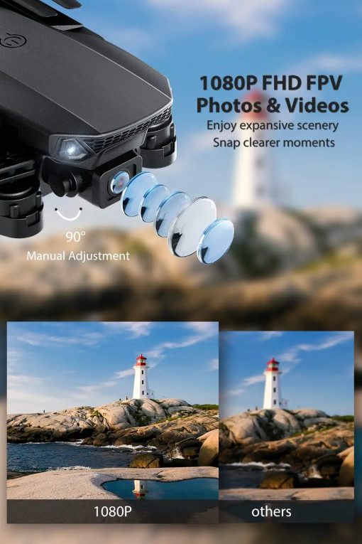 Hilldow D11 Drone - 1080P HD Mini Drone for Kids, FPV RC Quadcopter 30 Min Long Flight Time in 3 Batteries, 3D Flip, Outdoor Carrying Case, Gift for Girls/Boys/Teens - صورة Hilldow D11 Drone - 1080P HD Mini Drone for Kids, FPV RC Quadcopter 30 Min Long Flight Time in 3 Batteries, 3D Flip, Outdoor Carrying Case, Gift for Girls/Boys/Teens - صورة 6