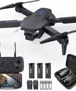 Hilldow D11 Drone - 1080P HD Mini Drone for Kids, FPV RC Quadcopter 30 Min Long Flight Time in 3 Batteries, 3D Flip, Outdoor Carrying Case, Gift for Girls/Boys/Teens