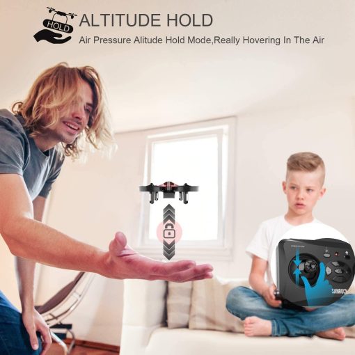 SANROCK GD65A Drone - for Kids and Beginners, RC Helicopter Support Headless Mode, Altitude Hold, 3D Flip, One key return, with 2 Batteries, Great Gift/Toys for Boys and Girls - Image 7
