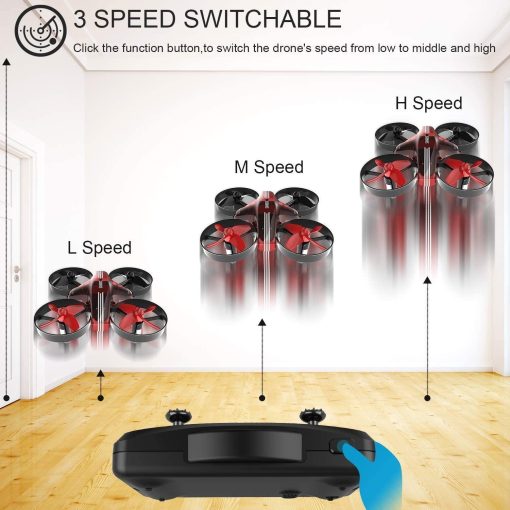 SANROCK GD65A Drone - for Kids and Beginners, RC Helicopter Support Headless Mode, Altitude Hold, 3D Flip, One key return, with 2 Batteries, Great Gift/Toys for Boys and Girls - Image 5