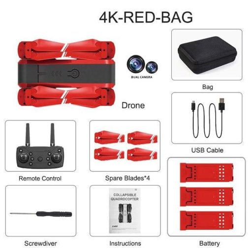 HJ96 Drone - HD 1080P 4K Dual Camera Switching Wifi FPV Drones Altitude Hold Quadcopter Toys For Beginner 19 HJ96 Drone - HD 1080P 4K Dual Camera Switching Wifi FPV Drones Altitude Hold Quadcopter Toys For Beginner - صورة HJ96 Drone - HD 1080P 4K Dual Camera Switching Wifi FPV Drones Altitude Hold Quadcopter Toys For Beginner - صورة 19