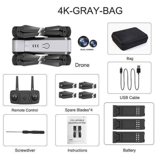 HJ96 Drone - HD 1080P 4K Dual Camera Switching Wifi FPV Drones Altitude Hold Quadcopter Toys For Beginner 14 HJ96 Drone - HD 1080P 4K Dual Camera Switching Wifi FPV Drones Altitude Hold Quadcopter Toys For Beginner - صورة HJ96 Drone - HD 1080P 4K Dual Camera Switching Wifi FPV Drones Altitude Hold Quadcopter Toys For Beginner - صورة 14