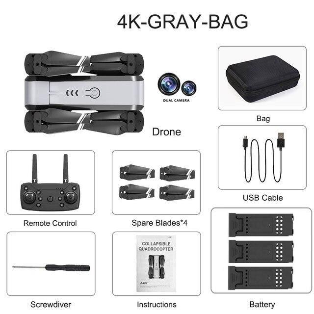 HJ96 Drone - HD 1080P 4K Dual Camera Switching Wifi FPV Drones Altitude Hold Quadcopter Toys For Beginner 14 HJ96 Drone - HD 1080P 4K Dual Camera Switching Wifi FPV Drones Altitude Hold Quadcopter Toys For Beginner - Image 14