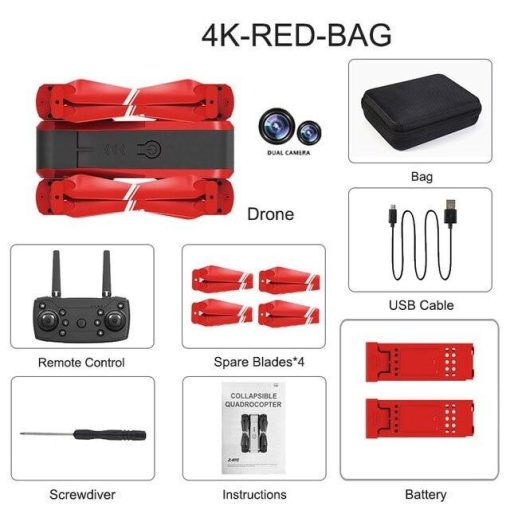 HJ96 Drone - HD 1080P 4K Dual Camera Switching Wifi FPV Drones Altitude Hold Quadcopter Toys For Beginner 13 HJ96 Drone - HD 1080P 4K Dual Camera Switching Wifi FPV Drones Altitude Hold Quadcopter Toys For Beginner - صورة HJ96 Drone - HD 1080P 4K Dual Camera Switching Wifi FPV Drones Altitude Hold Quadcopter Toys For Beginner - صورة 13