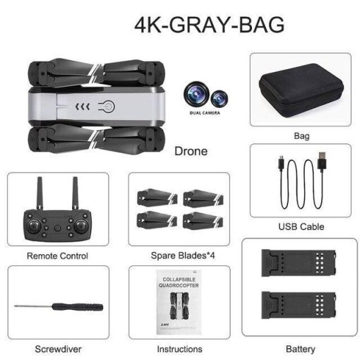 HJ96 Drone - HD 1080P 4K Dual Camera Switching Wifi FPV Drones Altitude Hold Quadcopter Toys For Beginner 11 HJ96 Drone - HD 1080P 4K Dual Camera Switching Wifi FPV Drones Altitude Hold Quadcopter Toys For Beginner - صورة HJ96 Drone - HD 1080P 4K Dual Camera Switching Wifi FPV Drones Altitude Hold Quadcopter Toys For Beginner - صورة 11