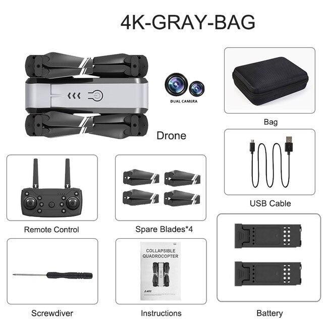 HJ96 Drone - HD 1080P 4K Dual Camera Switching Wifi FPV Drones Altitude Hold Quadcopter Toys For Beginner 11 HJ96 Drone - HD 1080P 4K Dual Camera Switching Wifi FPV Drones Altitude Hold Quadcopter Toys For Beginner - Image 11