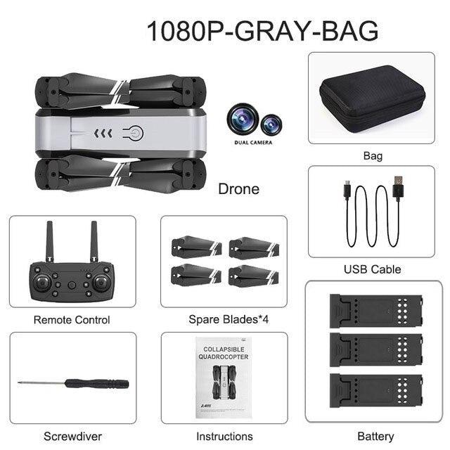 HJ96 Drone - HD 1080P 4K Dual Camera Switching Wifi FPV Drones Altitude Hold Quadcopter Toys For Beginner 7 HJ96 Drone - HD 1080P 4K Dual Camera Switching Wifi FPV Drones Altitude Hold Quadcopter Toys For Beginner - Image 7