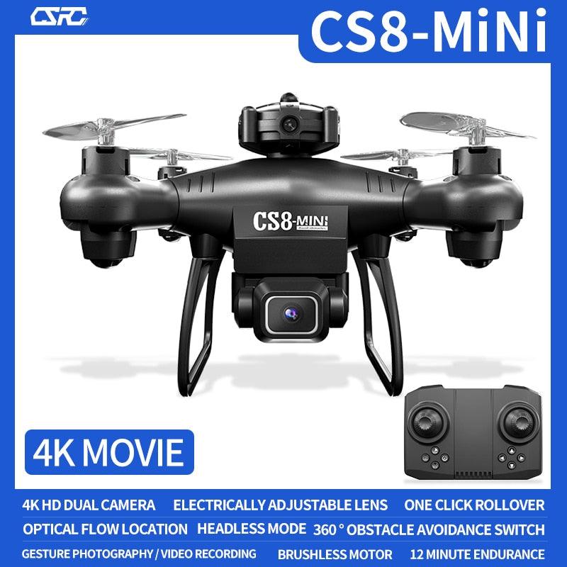 CS8 Drone - 4K двойная камера HD Profesional Obstacle Avoidance 360 ° RC Wide Angle Adjustable ESC RC Quadcopter Toy For Gift 3 CS8 Drone - 4K Double Camera HD Profesional Obstacle Avoidance 360° RC Wide Angle Adjustable ESC RC Quadcopter Toy For Gift — изображение 3