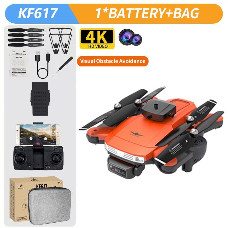 KF617 Drone - 4K Profesional 2.4G WiFi HD Dual Camera With Obstacle Avoidance Foldable Quadcopter RC Helicopter Toys 15 KF617 Drone - 4K Profesional 2.4G WiFi HD Dual Camera With Obstacle Avoidance Foldable Quadcopter RC Helicopter Toys - Image 15