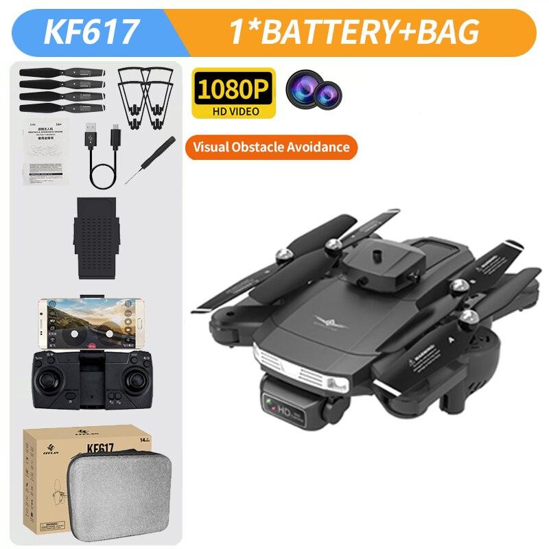 KF617 Drone - 4K Profesional 2.4G WiFi HD Dual Camera With Obstacle Avoidance Foldable Quadcopter RC Helicopter Toys 10 KF617 Drone - 4K Profesional 2.4G WiFi HD Dual Camera With Obstacle Avoidance Foldable Quadcopter RC Helicopter Toys - Image 10