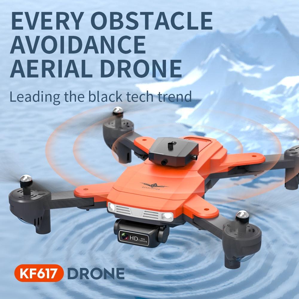 KF617 Drone - 4K Profesional 2.4G WiFi HD Dual Camera With Obstacle Avoidance Foldable Quadcopter RC Helicopter Toys 4 KF617 Drone - 4K Profesional 2.4G WiFi HD Dual Camera With Obstacle Avoidance Foldable Quadcopter RC Helicopter Toys - Image 4