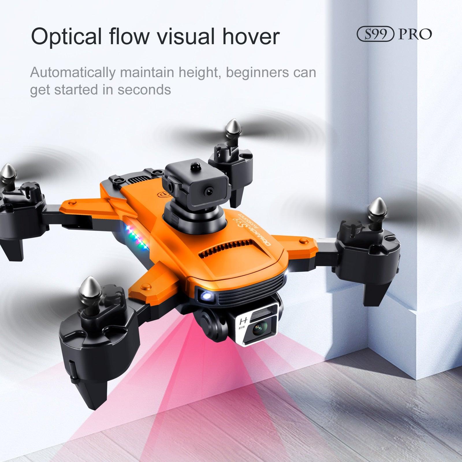 S99 Drone - Dual 4K HD WIFI FPV 2.4GHz Four-Sided Obstacle Avoidance With Light Four-Axis Folding Remote Control Helicopter Toy 22 S99 Drone - Dual 4K HD WIFI FPV 2.4GHz Four-Sided Obstacle Avoidance With Light Four-Axis Folding Remote Control Helicopter Toy - Image 22