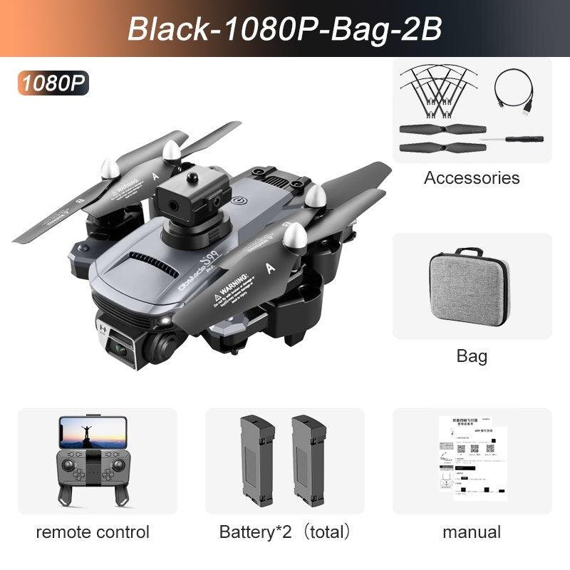 S99 Drone - Dual 4K HD WIFI FPV 2.4GHz Four-Sided Obstacle Avoidance With Light Four-Axis Folding Remote Control Helicopter Toy 18 S99 Drone - Dual 4K HD WIFI FPV 2.4GHz Four-Sided Obstacle Avoidance With Light Four-Axis Folding Remote Control Helicopter Toy - Image 18