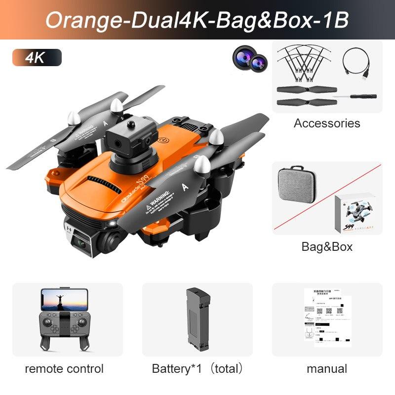 S99 Drone - Dual 4K HD WIFI FPV 2.4GHz Four-Sided Obstacle Avoidance With Light Four-Axis Folding Remote Control Helicopter Toy 15 S99 Drone - Dual 4K HD WIFI FPV 2.4GHz Four-Sided Obstacle Avoidance With Light Four-Axis Folding Remote Control Helicopter Toy - Image 15