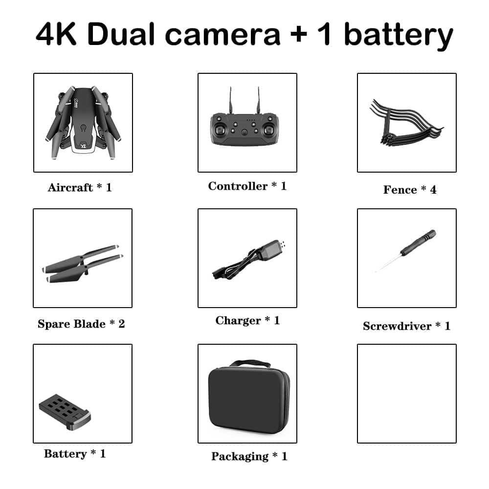 2024 NEW Drone 4k profession HD Wide Angle Camera 1080P WiFi Fpv Drone Dual Camera  Height Keep Drones Camera Helicopter Toys - صورة 2024 NEW Drone 4k profession HD Wide Angle Camera 1080P WiFi Fpv Drone Dual Camera  Height Keep Drones Camera Helicopter Toys - صورة 6