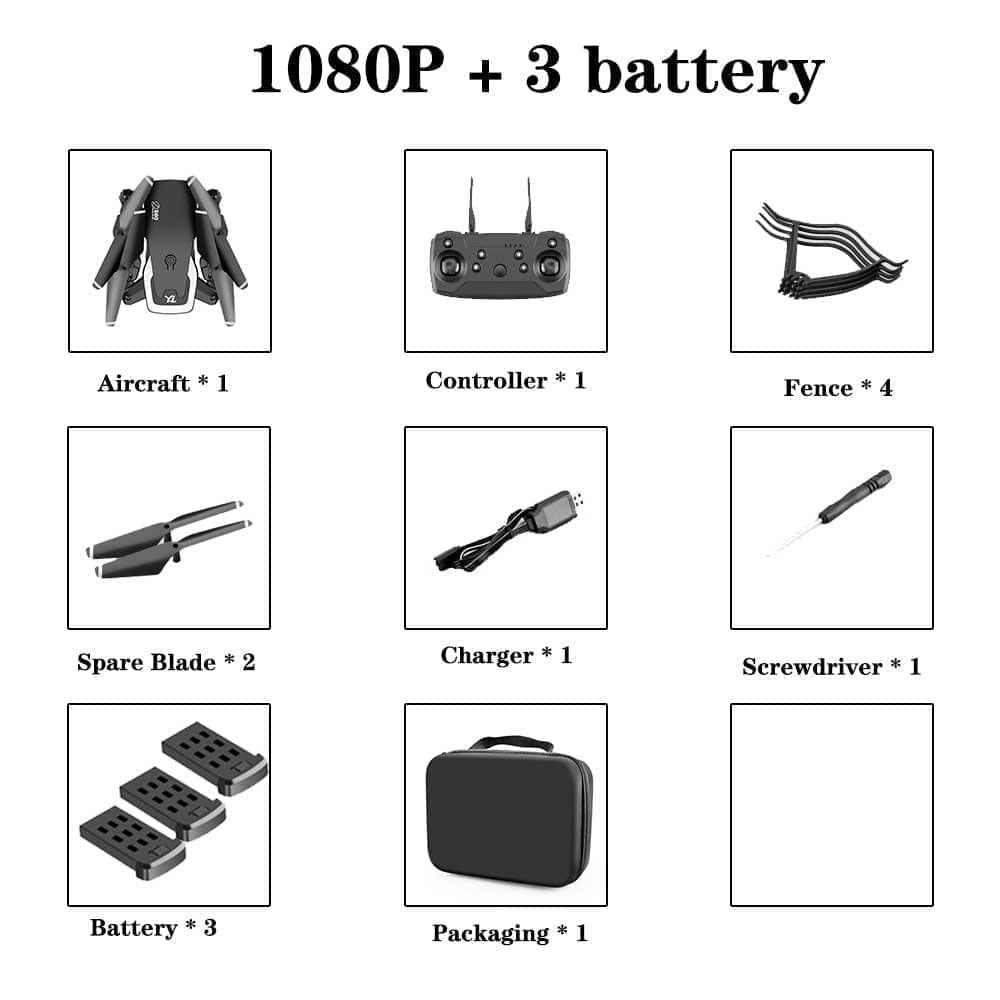 2024 NEW Drone 4k profession HD Wide Angle Camera 1080P WiFi Fpv Drone Dual Camera  Height Keep Drones Camera Helicopter Toys - صورة 2024 NEW Drone 4k profession HD Wide Angle Camera 1080P WiFi Fpv Drone Dual Camera  Height Keep Drones Camera Helicopter Toys - صورة 3