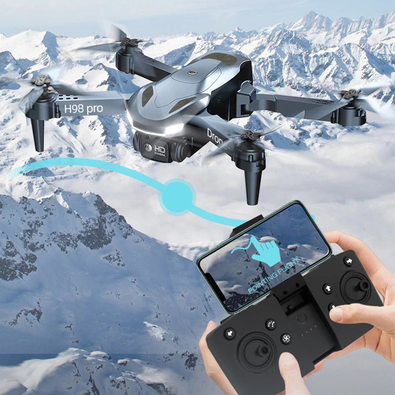 H98 Pro Drone - 4K Dual HD Camera Aerial Four Axis Aircraft Obstacle Avoidance RC Helicopter Dron Adult Toys 2023 best drone 7 H98 Pro Drone - 4K Dual HD Camera Aerial Four Axis Aircraft Obstacle Avoidance RC Helicopter Dron Adult Toys 2023 best drone - Image 7