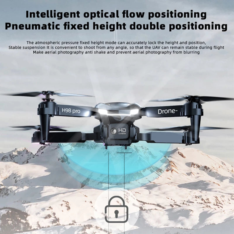 H98 Pro Drone - 4K Dual HD Camera Aerial Four Axis Aircraft Obstacle Avoidance RC Helicopter Dron Adult Toys 2023 best drone 6 H98 Pro Drone - 4K Dual HD Camera Aerial Four Axis Aircraft Obstacle Avoidance RC Helicopter Dron Adult Toys 2023 best drone - صورة H98 Pro Drone - 4K Dual HD Camera Aerial Four Axis Aircraft Obstacle Avoidance RC Helicopter Dron Adult Toys 2023 best drone - صورة 6