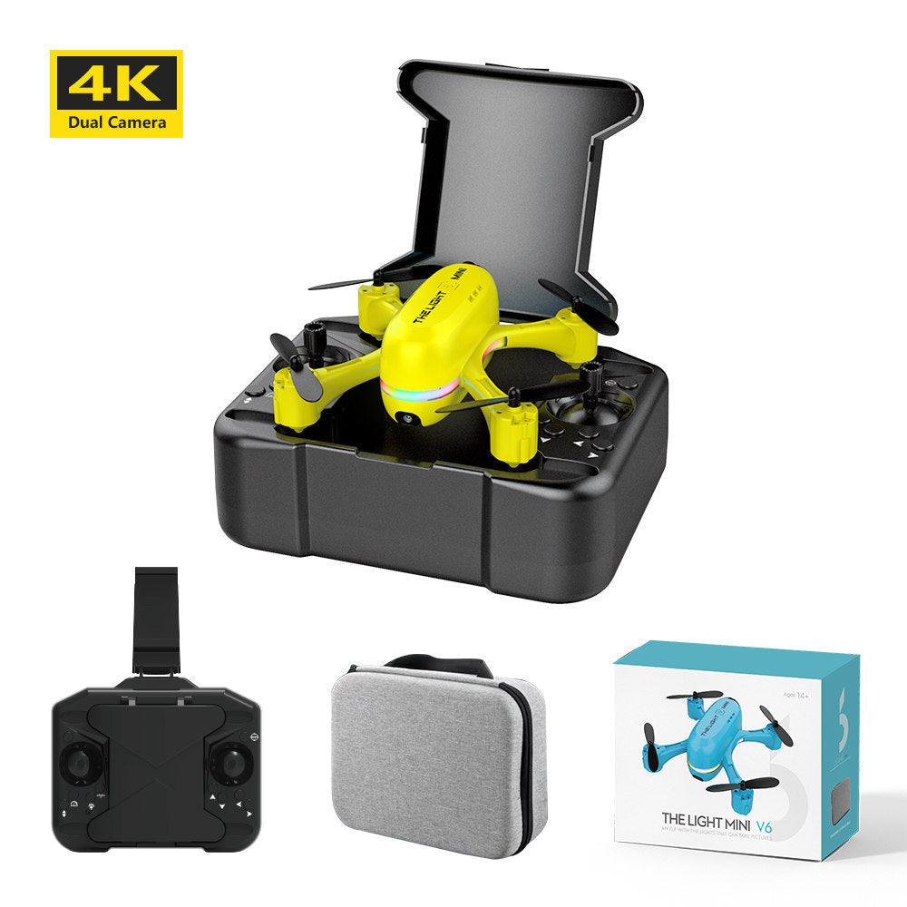 V6 Drone - Mini UAV Drone Aerial Photography 4K HD Dual Camera Remote Control Aircraft Optical Flow Positioning Quadcopter 5 V6 Drone - Mini UAV Drone Aerial Photography 4K HD Dual Camera Remote Control Aircraft Optical Flow Positioning Quadcopter - صورة V6 Drone - Mini UAV Drone Aerial Photography 4K HD Dual Camera Remote Control Aircraft Optical Flow Positioning Quadcopter - صورة 5