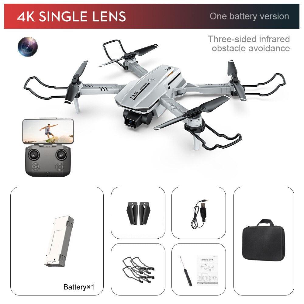 XT1 Drone - 2024 New 4K HD Camera FPV WIFI 3-way Obstacle Avoidance Foldable Quadcopter RC Helicopter For Kid Gift 5 XT1 Drone - 2024 New 4K HD Camera FPV WIFI 3-way Obstacle Avoidance Foldable Quadcopter RC Helicopter For Kid Gift - صورة XT1 Drone - 2024 New 4K HD Camera FPV WIFI 3-way Obstacle Avoidance Foldable Quadcopter RC Helicopter For Kid Gift - صورة 5