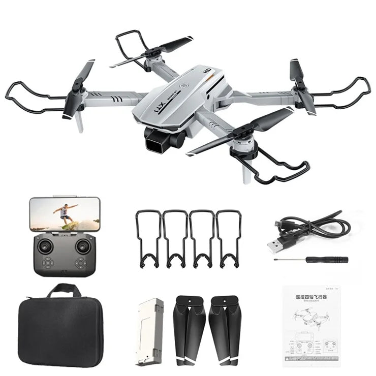XT1 Drone - 2024 New 4K HD Camera FPV WIFI 3-way Obstacle Avoidance Foldable Quadcopter RC Helicopter For Kid Gift