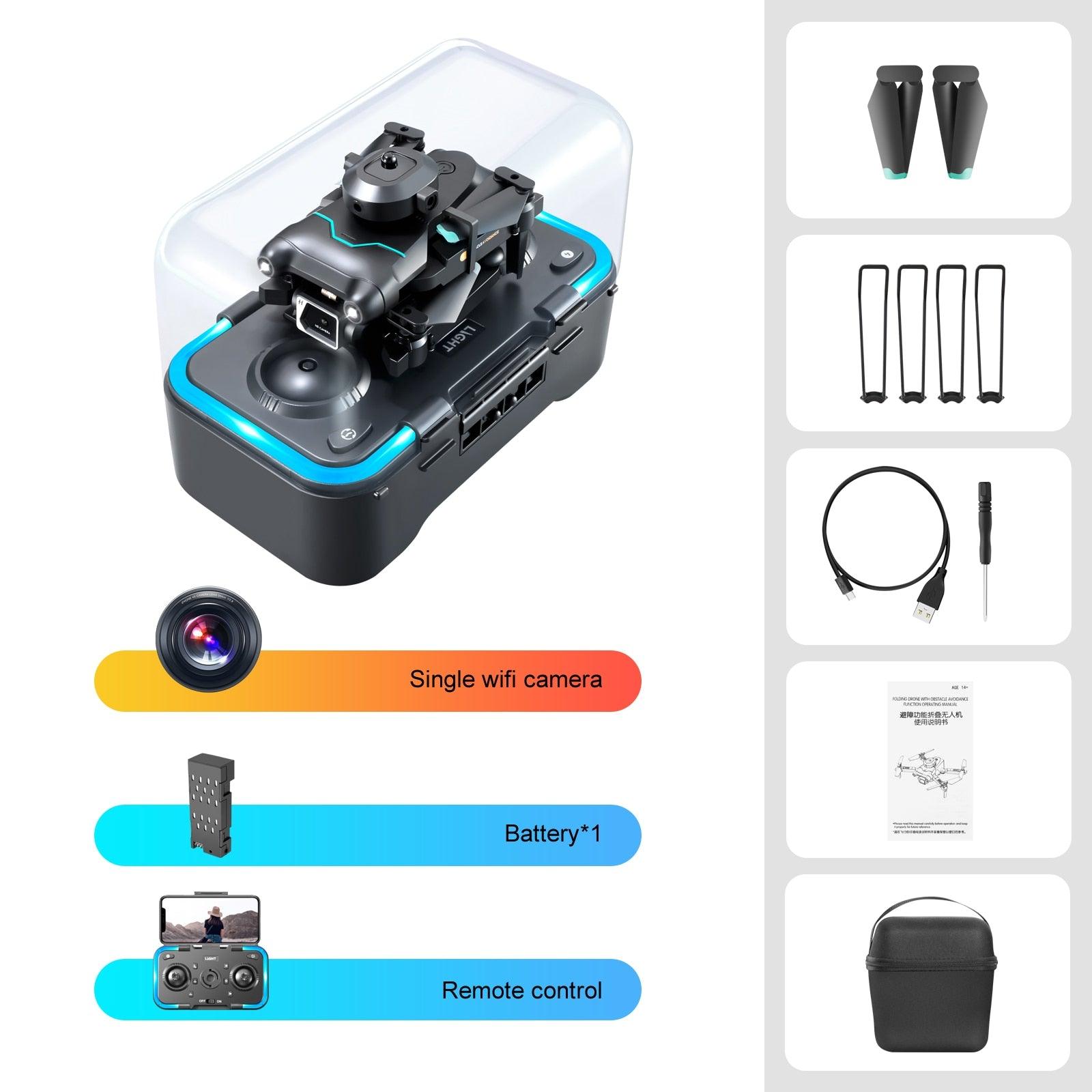 S96 Mini Drone - 2023 New FPV WIFI 4k Camera Dron Remote Control Helicopter Camera Drones Quadcopter with Storage Box indoor toys 5 S96 Mini Drone - 2023 New FPV WIFI 4k Camera Dron Remote Control Helicopter Camera Drones Quadcopter with Storage Box indoor toys - Image 5