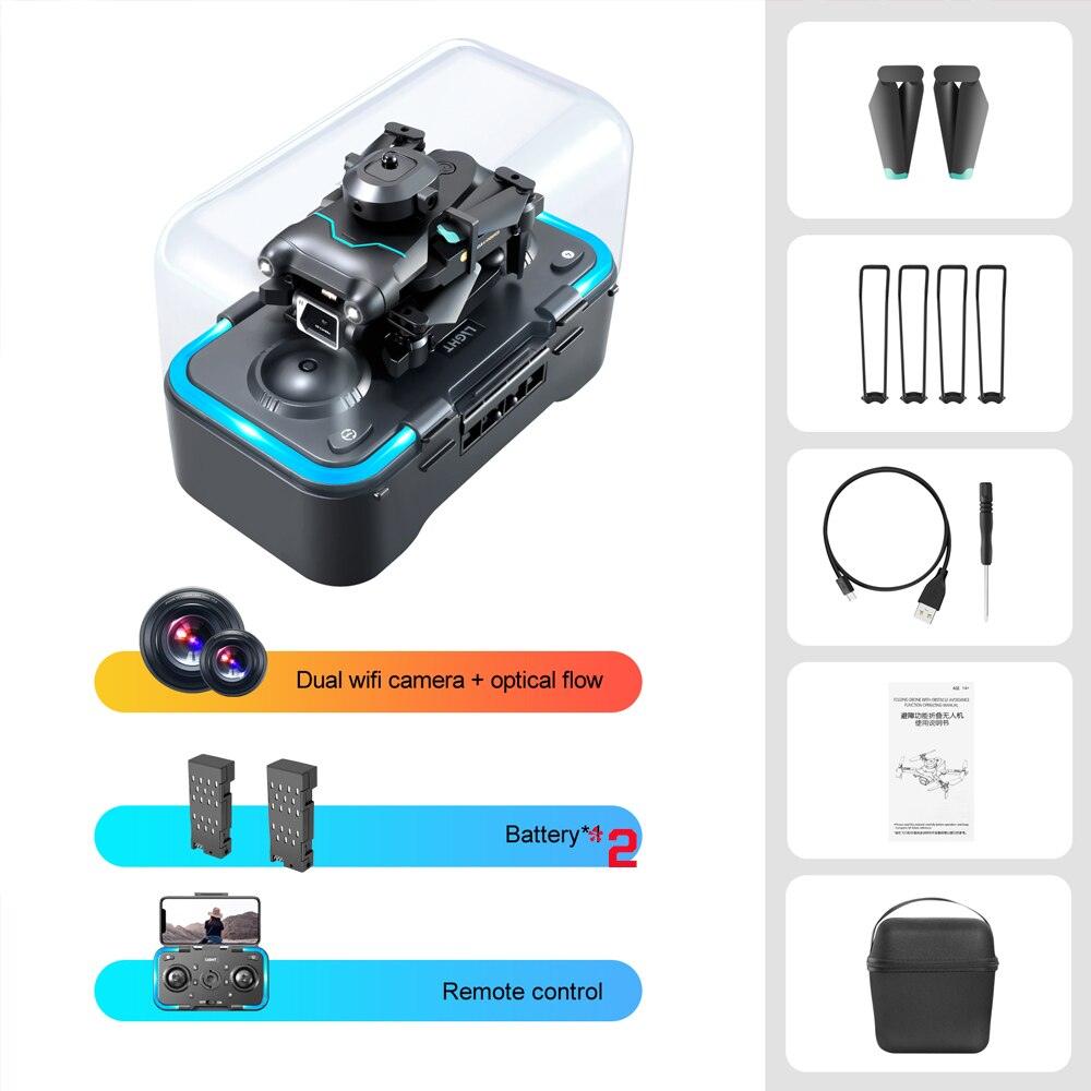 S96 Mini Drone - 2023 New FPV WIFI 4k Camera Dron Remote Control Helicopter Camera Drones Quadcopter with Storage Box indoor toys 4 S96 Mini Drone - 2023 New FPV WIFI 4k Camera Dron Remote Control Helicopter Camera Drones Quadcopter with Storage Box indoor toys - Image 4