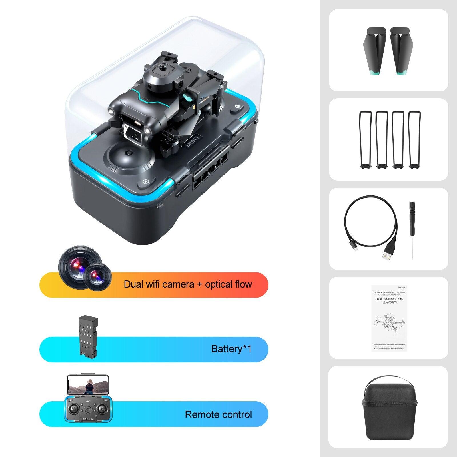S96 Mini Drone - 2023 New FPV WIFI 4k Camera Dron Remote Control Helicopter Camera Drones Quadcopter with Storage Box indoor toys 3 S96 Mini Drone - 2023 New FPV WIFI 4k Camera Dron Remote Control Helicopter Camera Drones Quadcopter with Storage Box indoor toys - Image 3
