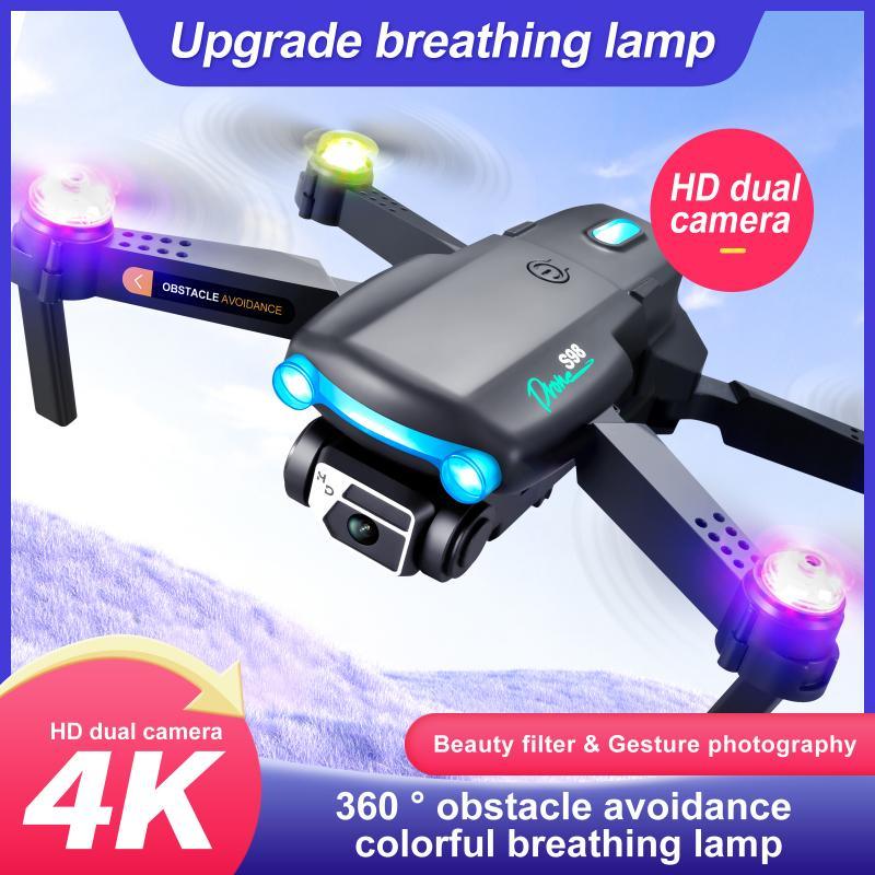 S98 Drone - 4K Dual Camera 1080P Wifi HPV Height Hold RC Foldable Quadcopter Dron Rc Helicopter Drone Gift Toys 30 S98 Drone - 4K Dual Camera 1080P Wifi HPV Height Hold RC Foldable Quadcopter Dron Rc Helicopter Drone Gift Toys - صورة S98 Drone - 4K Dual Camera 1080P Wifi HPV Height Hold RC Foldable Quadcopter Dron Rc Helicopter Drone Gift Toys - صورة 30