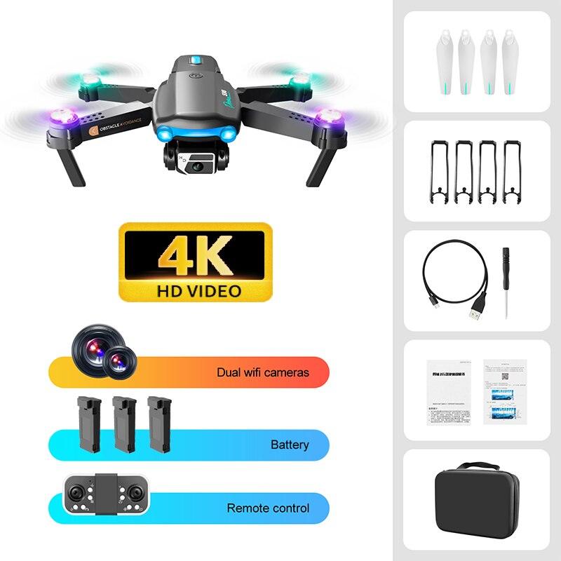 S98 Drone - 4K Dual Camera 1080P Wifi HPV Height Hold RC Foldable Quadcopter Dron Rc Helicopter Drone Gift Toys 9 S98 Drone - 4K Dual Camera 1080P Wifi HPV Height Hold RC Foldable Quadcopter Dron Rc Helicopter Drone Gift Toys - صورة S98 Drone - 4K Dual Camera 1080P Wifi HPV Height Hold RC Foldable Quadcopter Dron Rc Helicopter Drone Gift Toys - صورة 9