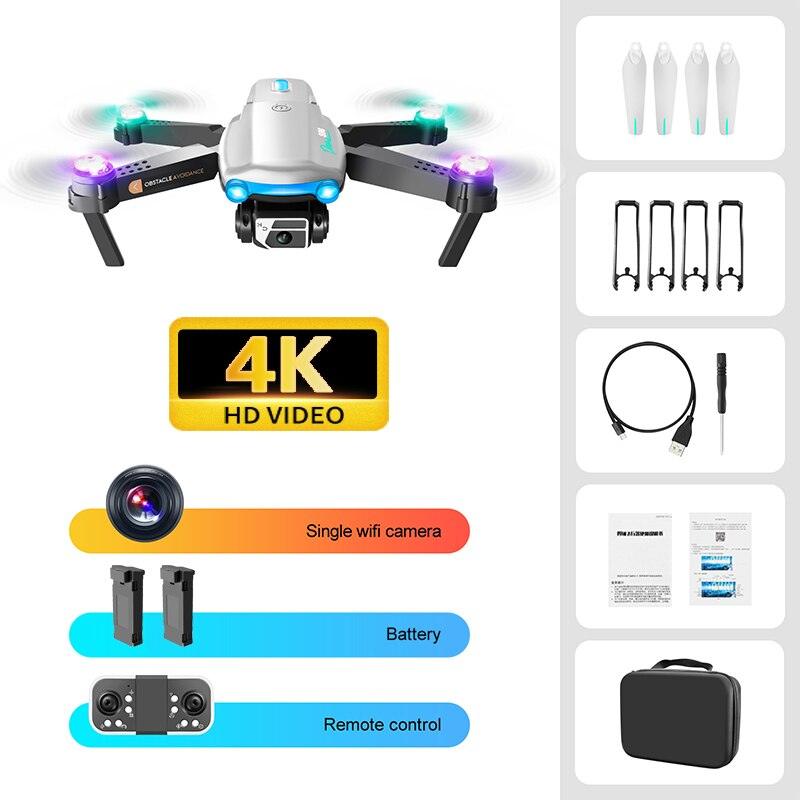 S98 Drone - 4K Dual Camera 1080P Wifi HPV Height Hold RC Foldable Quadcopter Dron Rc Helicopter Drone Gift Toys 6 S98 Drone - 4K Dual Camera 1080P Wifi HPV Height Hold RC Foldable Quadcopter Dron Rc Helicopter Drone Gift Toys - صورة S98 Drone - 4K Dual Camera 1080P Wifi HPV Height Hold RC Foldable Quadcopter Dron Rc Helicopter Drone Gift Toys - صورة 6